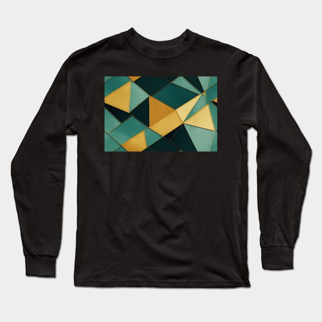 Modern Moroccan Tile Pattern Long Sleeve T-Shirt by melbournedesign